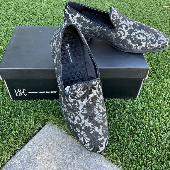 INC Men’s Shoes - Black & Silver main image 2